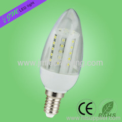 3w candle led light e14 c30 42smd