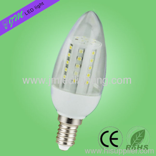 3w candle led light e14 c30 42smd