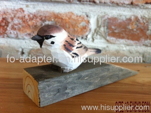 100%handmade wooden door stop