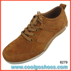 new design men leather casual shoes manufacture