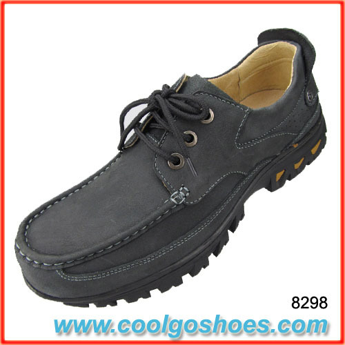 competitive price men leather casual shoes manufacturer
