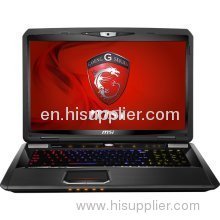 MSI GT70 0NE 446US - Core i7 2.4 GHz - 750 GB HDD / 7200 rpm - 17.3″ 1920 x 1080 - 16 GB RAM - Brushed aluminum black