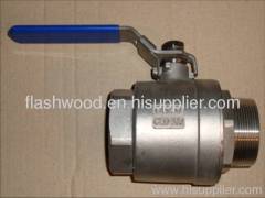 2 pc F/M ball valve