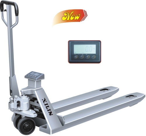 Stainless Steel Scale Hand Pallet Truck