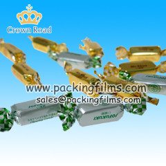 Chocolate candy wrapper film