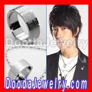 bible cross rings necklace