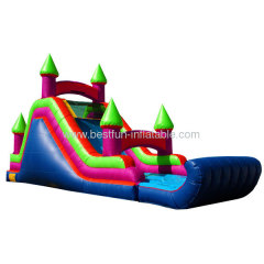 Inflatable Wet And Dry Slide