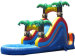 Jungle-Themed Inflatable Water Slide