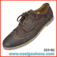 competitive price mens leather casual shoes manufacturer