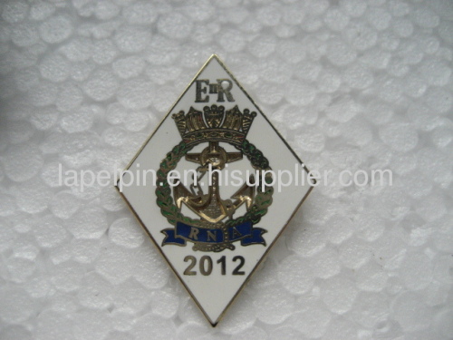 Steel Brass Hard Enamel Badge Lapel Pin