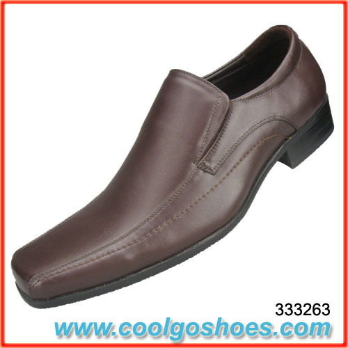 wholesale square toe leather formal shoes for men