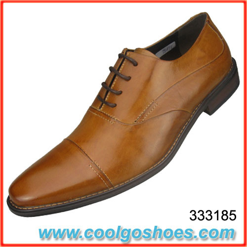 European leather dress shoes for business men