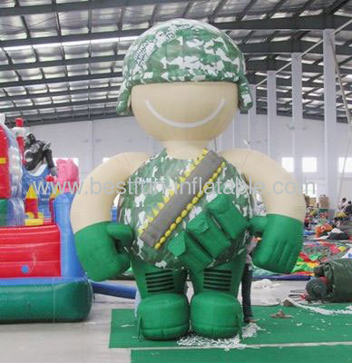 Promotional Inflatable Cartoon Soldier