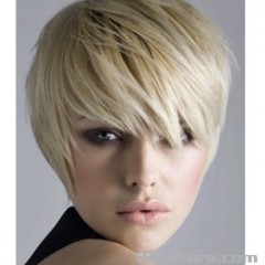 Short Platinum Blonde Lace Wigs