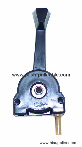 Excavator throttle control handle