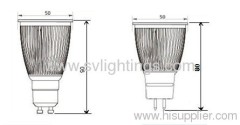 LED spotlight COB light