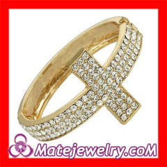 Sideways Cross Bracelet Bangle Sale