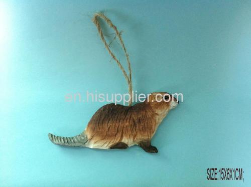 2012 wooden carved squirrel