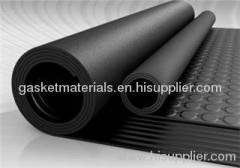 Cloth insertion rubber sheet