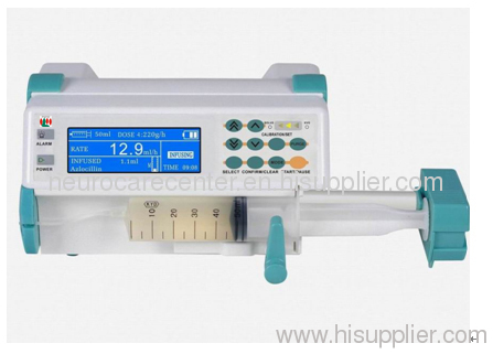 Stackable Syringe Pump with Drug Library