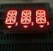 triple digit 14 segment alphanumeric led display;14 segment;