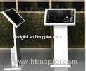 17TFT LCD Floor - Standing Aluminum White Touch Screen Interactive Information Kiosk M1701DI-Kiosk