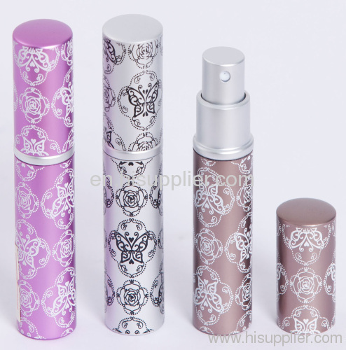 Aluminium Perfume Atomizer Bottle