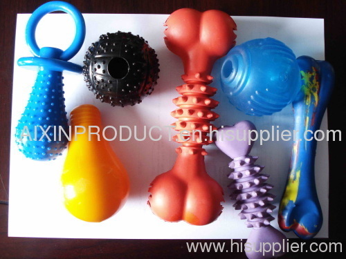 rubber toy and squeaky toys