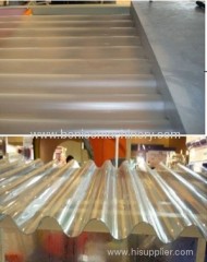 pvc /pc/pp corrugated sheet machine