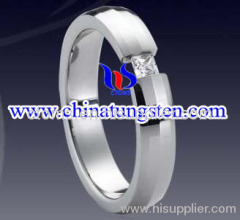 Tungsten Carbide Diamond Ring