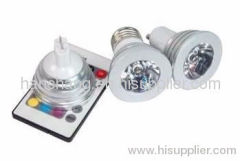 3X1W RGB LED GU10 Spot Light