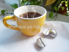 For promotion: bean shape stainless steel ice cube