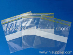 Sell Ziplock bags with color zipperr