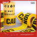 Caution PE danger tape