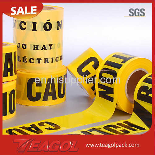 PE Caution & Danger Tape Non-Adhesive