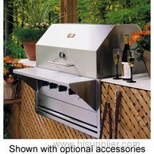 Crown Verity BI-48 NG Built-In Outdoor 48" NG Charbroiler