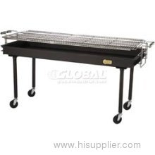 Crown Verity BM-60 72" Mobile Outdoor Charbroiler Charcoal Grill