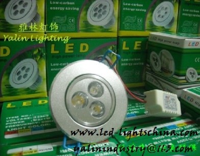 3W LED ceiling spotlight
