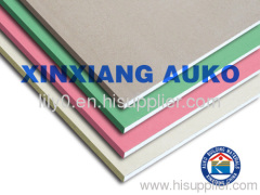 paper faced gypsum board