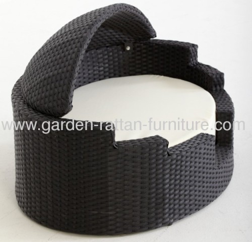 Outdoor rattan gardensun lounge pet bed for sweety