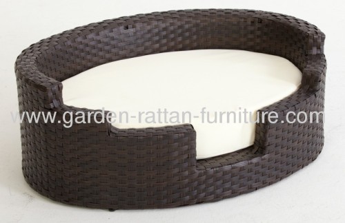 Outdoor wicker garden bed for pet sun beach lounge