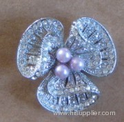 rhinestone brooches Bridal brooches