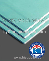 Anti-water plasterboard with CE