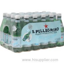 S. Pellegrino Sparkling Natural Mineral Water - 24 - 16.9 fl oz (0.5 l) bottles [405.6 oz (12 l)]