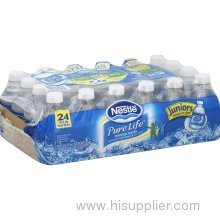 Nestle Pure Life Water, Purified, Juniors - 24 - 8 fl oz (237 ml) bottle [1 gl 2 qt (5.69 lt)]