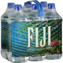 FIJI Water, Natural Artesian - 6 - 1.05 qt (1 lt) bottles [6.34 qt (6 lt)]