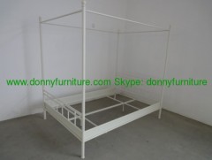metal modern double bed