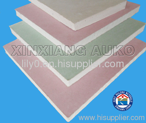 fire rated gypsum board1200*2400*12