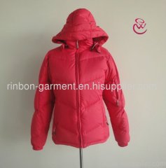 PINK SHORT DOWN JACKET