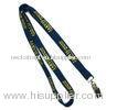 Silk-screen Print Tubular Polyester Lanyard, Metal Clip Lanyards With Custom Logo